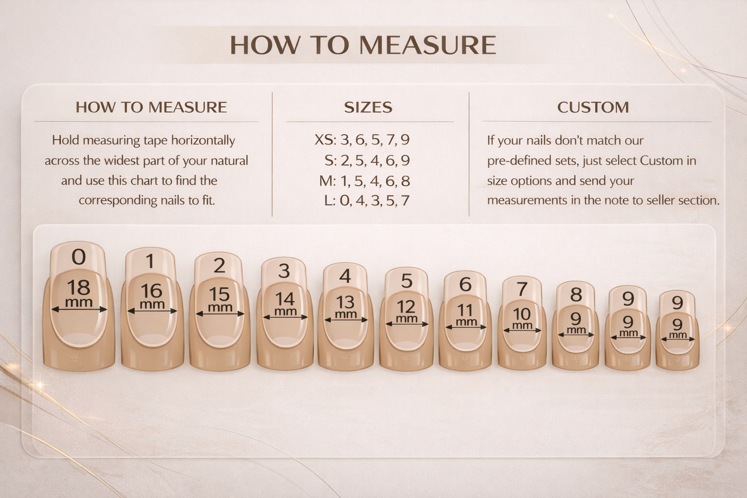 Soft Angel Lace Press-on set