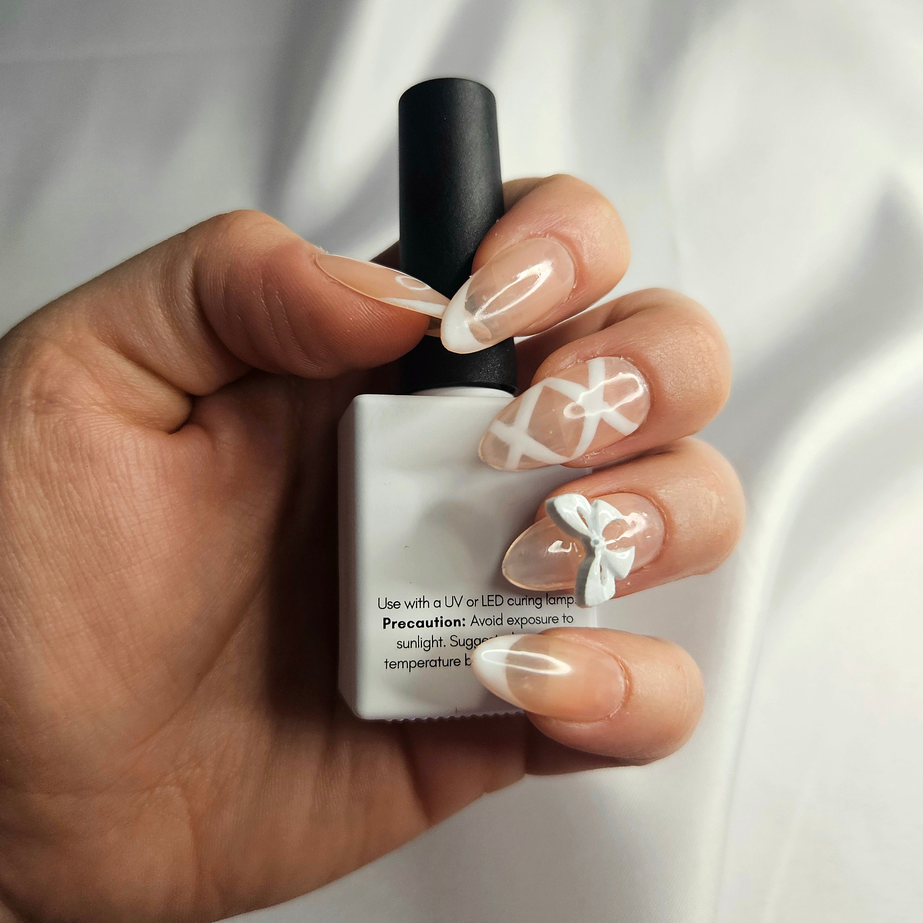 Soft Angel Lace Press-on set